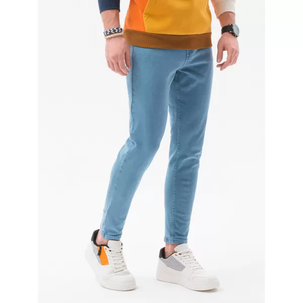  Pánské kalhoty OMBRE P1058 BLUE 