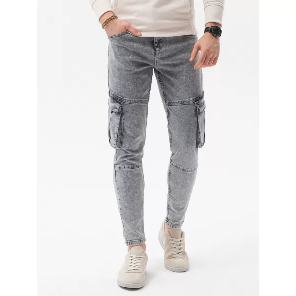  Pánské kalhoty OMBRE P1079 GREY 
