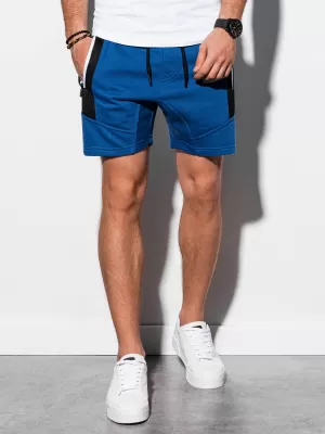 Pánské šortky OMBRE W240 MODRÁ