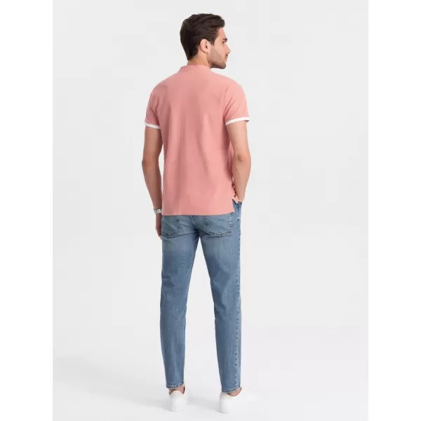  Pánské triko OMBRE OM-TSCT-0156 PINK 