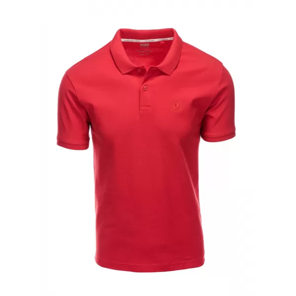  Pánské triko s límečkem OMBRE S1374 RED 