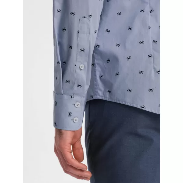  Pánská košile OMBRE OM-SHCS-0156 LIGHT BLUE 