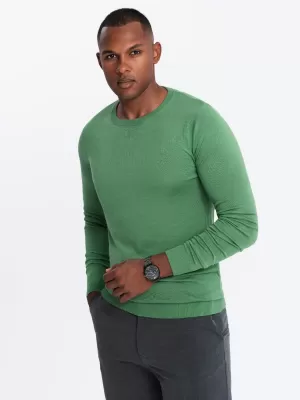 Pánský svetr OMBRE OM-SWBS-0106 GREEN