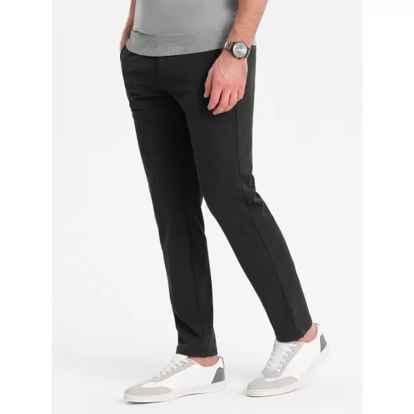  Pánské kalhoty OMBRE OM-PACP-0191 GRAPHITE 
