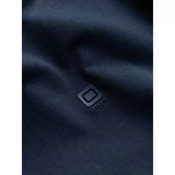  Pánské triko OMBRE OM-TSCT-0106 NAVY BLUE 