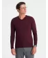 Pánský svetr OMBRE OM-SWBS-0107 MAROON