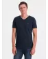 Pánské triko OMBRE OM-TSCT-0106 NAVY BLUE