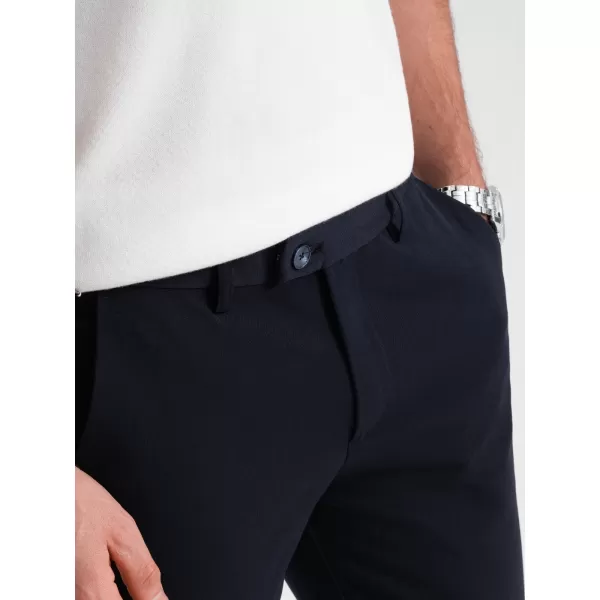  Pánské kalhoty OMBRE OM-PACP-0191 NAVY BLUE 