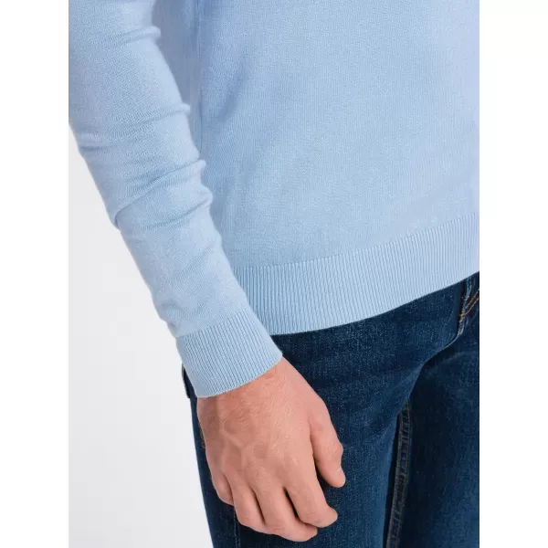  Pánský svetr OMBRE OM-SWBS-0107 LIGHT BLUE 01 