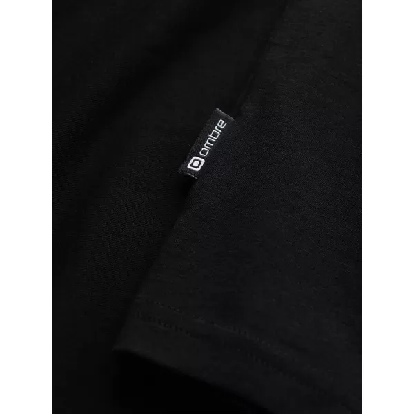  Pánské triko OMBRE OM-TSCT-0106 BLACK 
