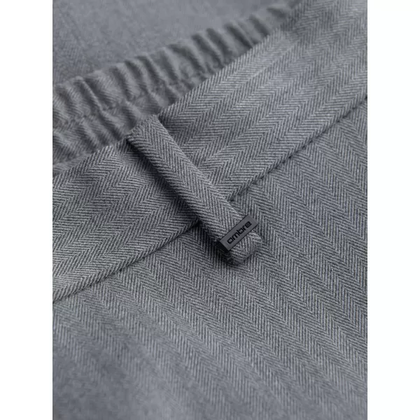  Pánské kalhoty OMBRE OM-PACP-0158 GREY 