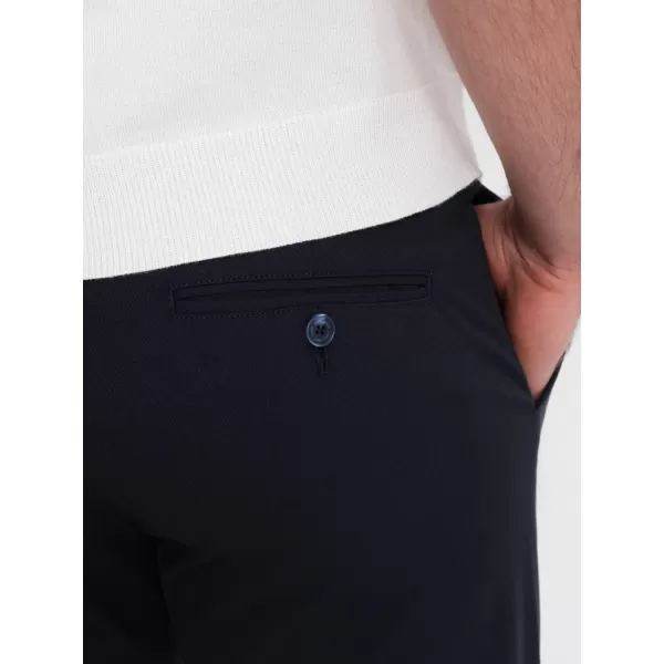  Pánské kalhoty OMBRE OM-PACP-0191 NAVY BLUE 