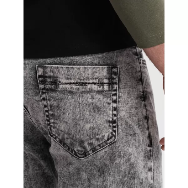  Pánské džíny OMBRE OM-PADP-0146 GREY 