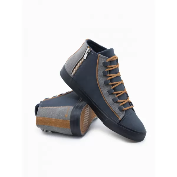  Pánské boty OMBRE OM-FOTH-0140 NAVY BLUE 