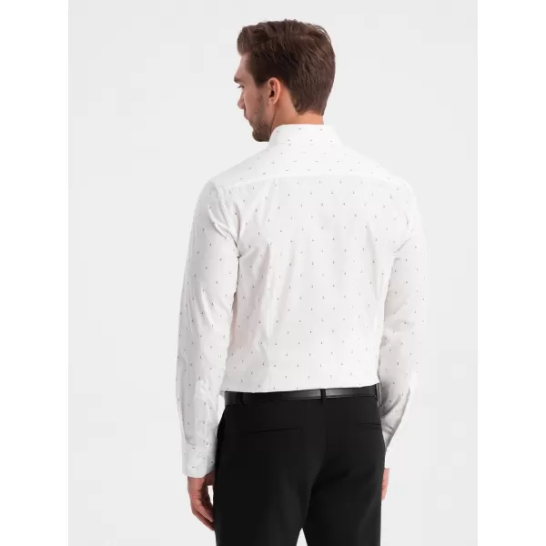  Pánská košile OMBRE OM-SHCS-0156 WHITE 