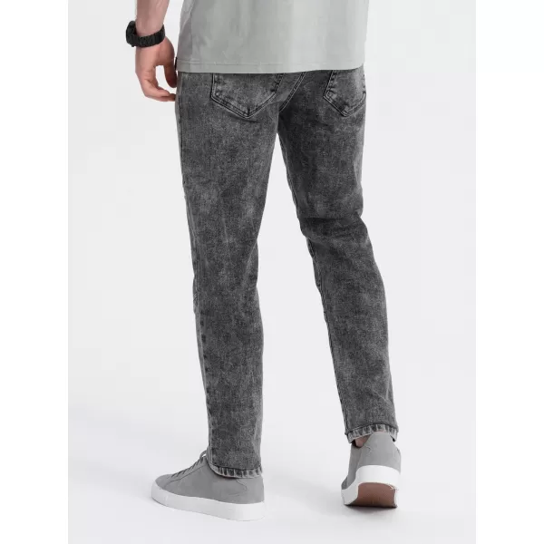  Pánské džíny OMBRE OM-PADP-0109 GREY 
