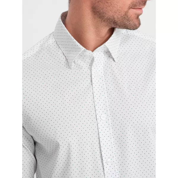 Pánská košile OMBRE OM-SHCS-0152 WHITE 