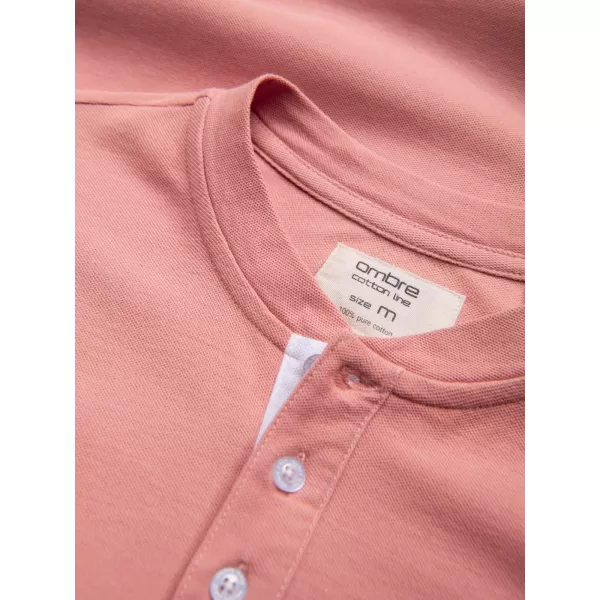  Pánské triko OMBRE OM-TSCT-0156 PINK 