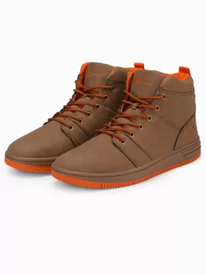 Pánské boty OMBRE OM-FOSH-0123 CAMEL