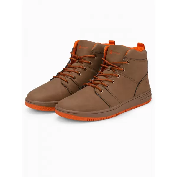  Pánské boty OMBRE OM-FOSH-0123 CAMEL 