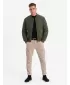 Pánská bunda OMBRE OM-JALP-0143 DARK OLIVE GREEN
