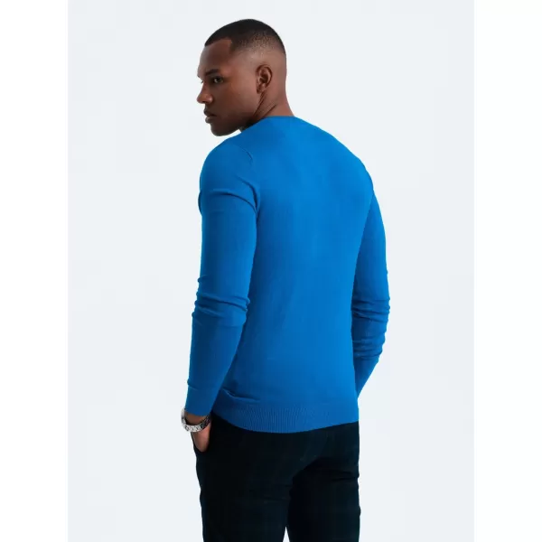  Pánský svetr OMBRE OM-SWBS-0107 BLUE 