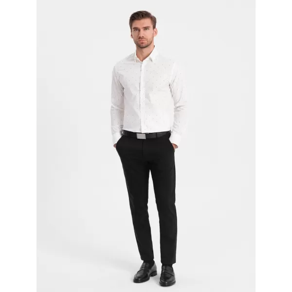  Pánská košile OMBRE OM-SHCS-0156 WHITE 
