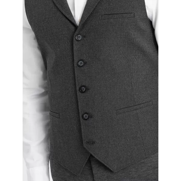  Pánská vesta OMBRE OM-BLZV-0109 GRAPHITE 