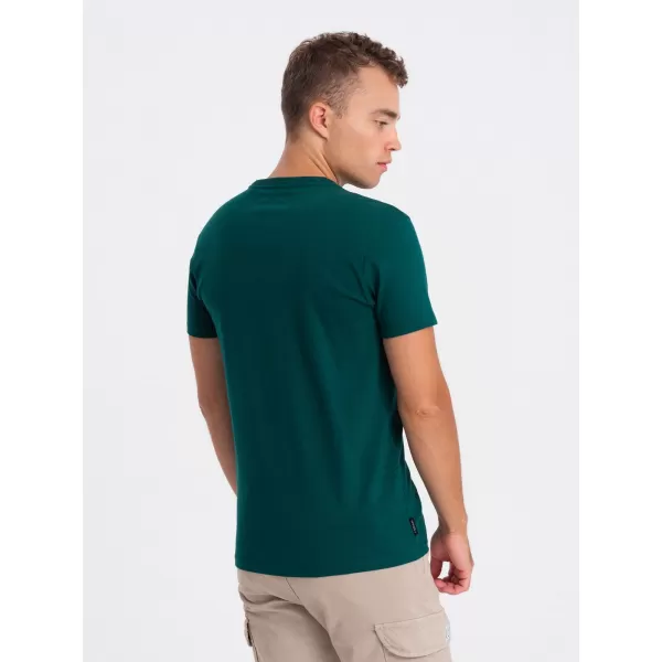  Pánské triko OMBRE OM-TSPT-0154 MARINE 