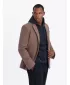 Pánské sako OMBRE OM-BLZB-0118 LIGHT BROWN
