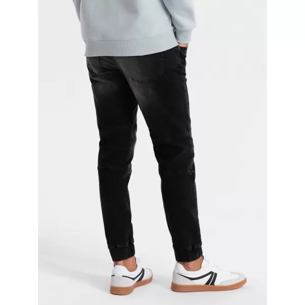  Pánské džíny OMBRE OM-PADJ-0153 BLACK 