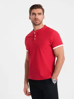 Pánské triko OMBRE OM-TSCT-0156 RED