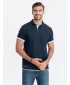 Pánské triko OMBRE OM-POSS-0113 NAVY BLUE