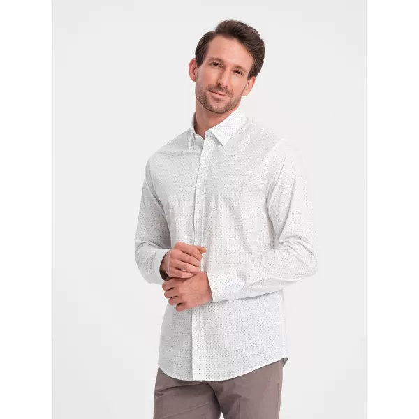  Pánská košile OMBRE OM-SHCS-0152 WHITE 