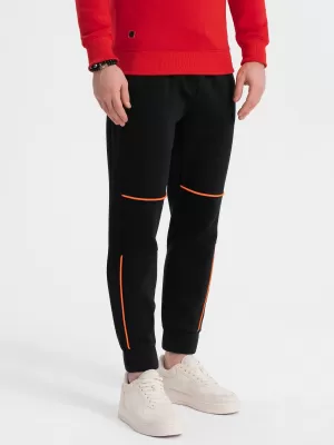 Pánské tepláky OMBRE OM-PASK-0145 BLACK