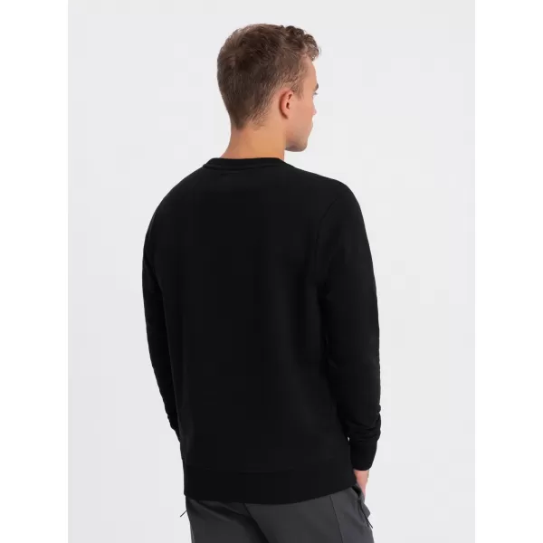  Pánská mikina OMBRE OM-SSPS-0156 BLACK 