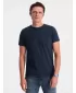 Pánské triko OMBRE OM-TSBS-0146 NAVY BLUE