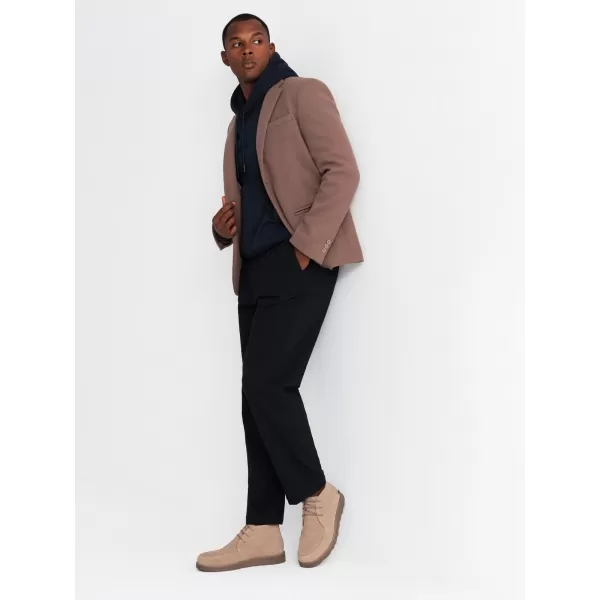  Pánské sako OMBRE OM-BLZB-0118 LIGHT BROWN 