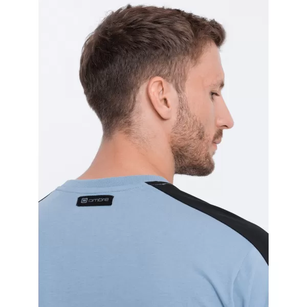  Pánské triko OMBRE S1632 BLUE 