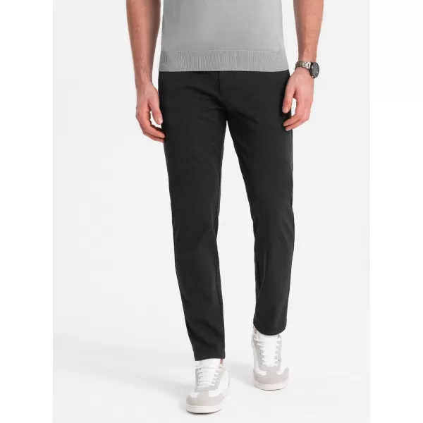  Pánské kalhoty OMBRE OM-PACP-0191 GRAPHITE 