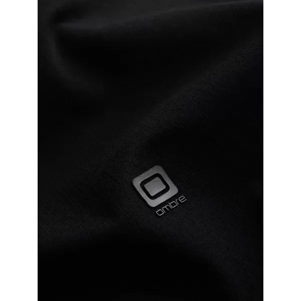  Pánské triko OMBRE OM-TSCT-0106 BLACK 