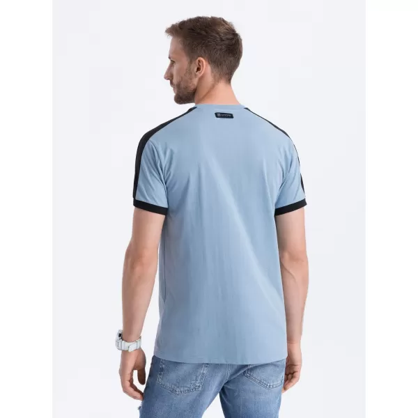  Pánské triko OMBRE S1632 BLUE 