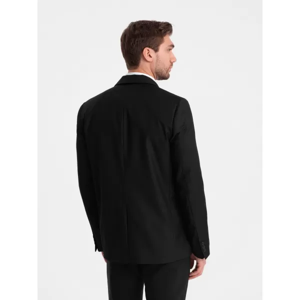  Pánské sako OMBRE OM-BLZB-0115 BLACK 