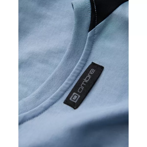  Pánské triko OMBRE S1632 BLUE 