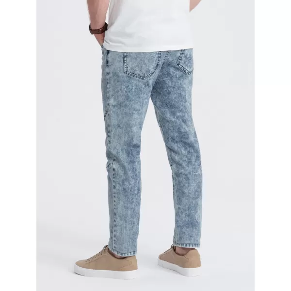  Pánské džíny OMBRE OM-PADP-0109 BLUE 