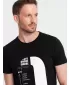 Pánské triko OMBRE OM-TSPT-0166 BLACK