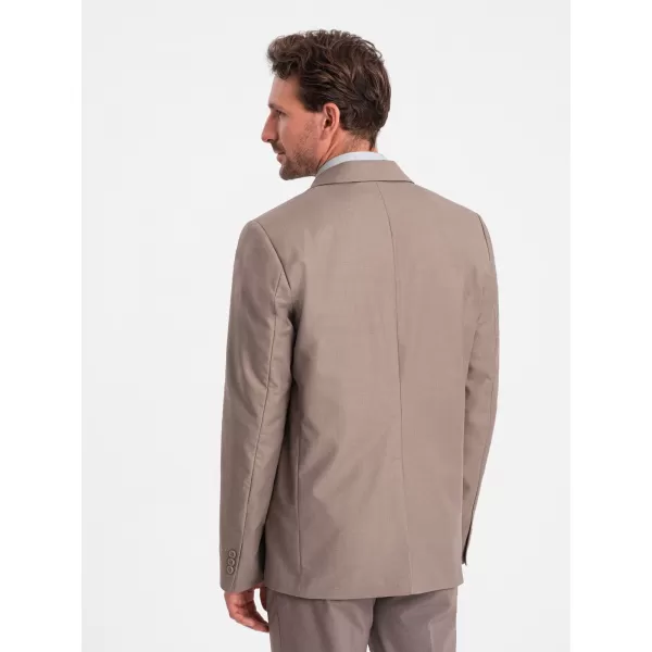  Pánské sako OMBRE OM-BLZB-0115 BEIGE 