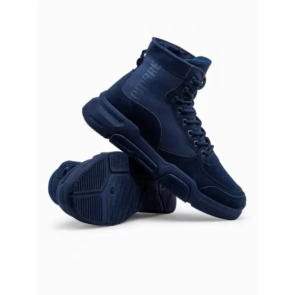  Pánské boty OMBRE OM-FOBO-0122 NAVY BLUE 