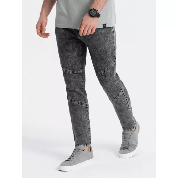  Pánské džíny OMBRE OM-PADP-0109 GREY 