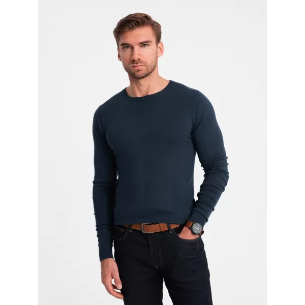  Pánský svetr OMBRE OM-SWBS-0106 NAVY BLUE 